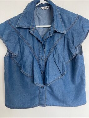 Vigoss Light Blue Denim Shirt